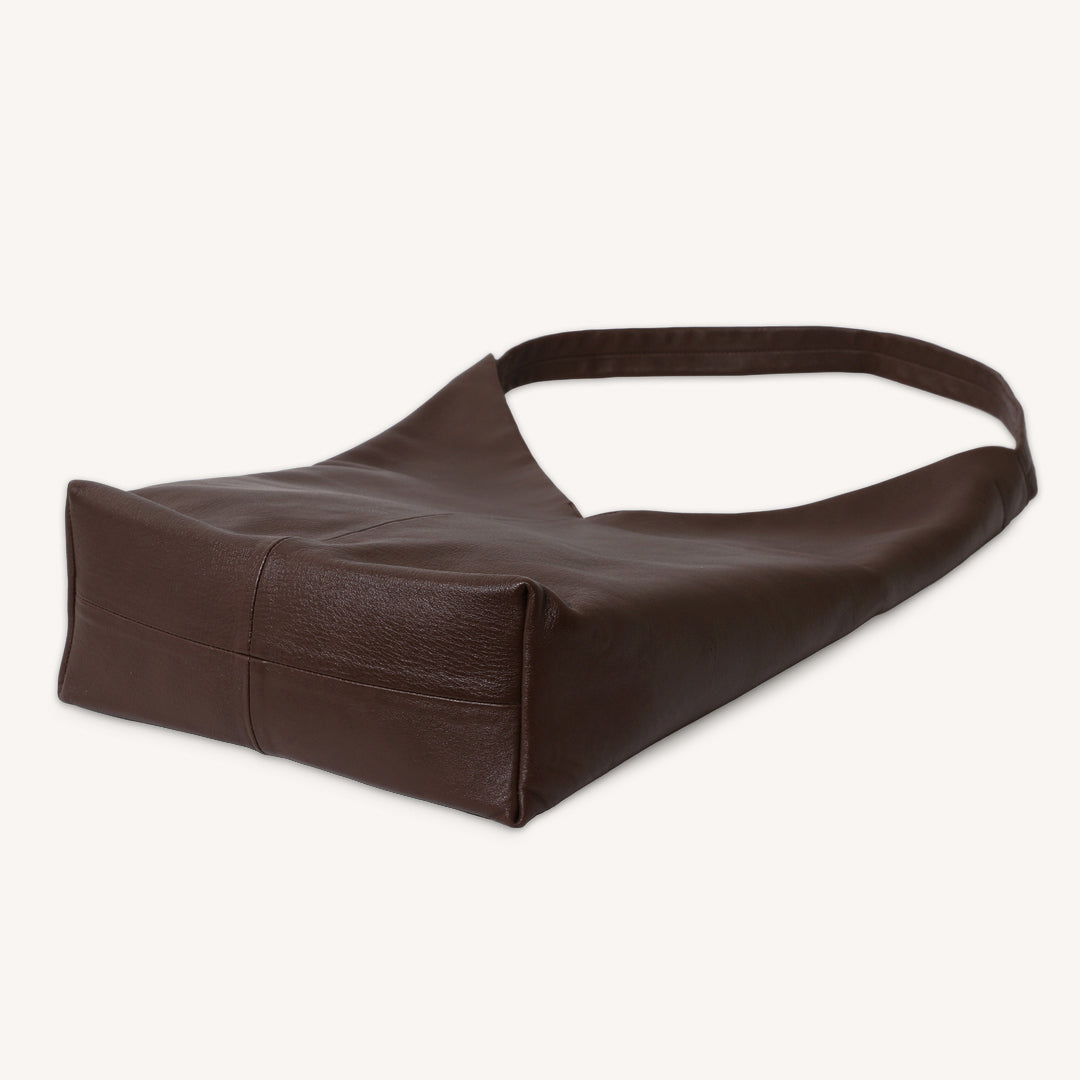 A TOTE BAG ＜L｜Long Handle＞ BROWN