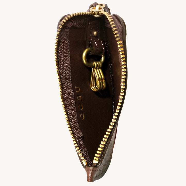 ENBURI KEY COIN CASE｜BROWN