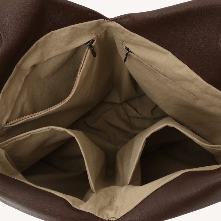 A TOTE BAG ＜L｜Long Handle＞ BROWN