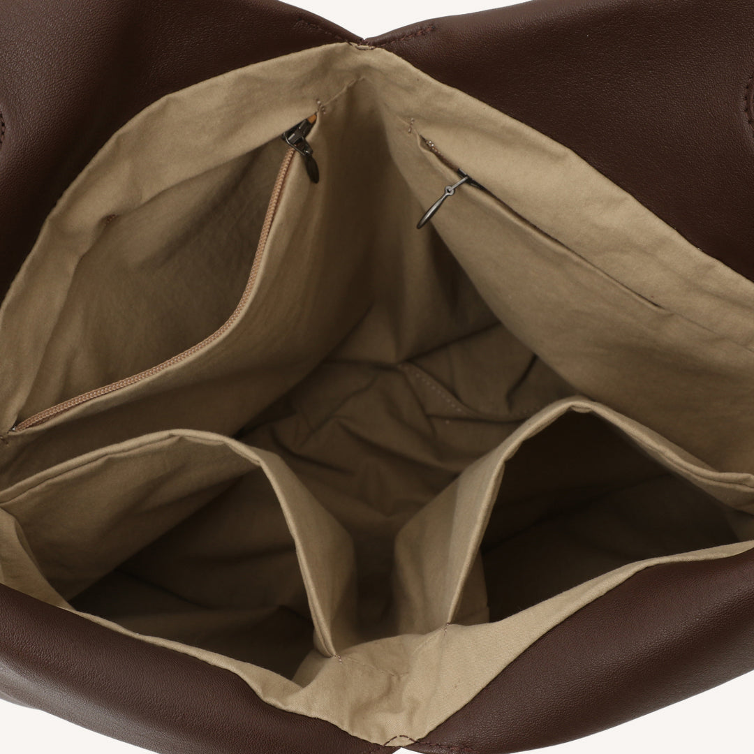 A TOTE BAG ＜L｜Short Handle＞ BROWN